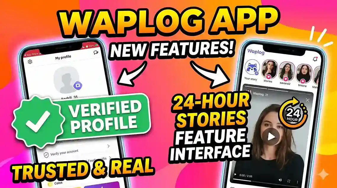 Waplog एप्लीकेशन का जियो-लोकेशन आधारित लोकल मैचिंग इंटरफ़ेस